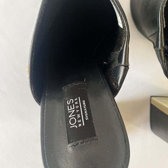 Jones New York Black Mule Heel Shoe - Picture 4 of 7